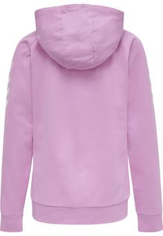 Rückansicht von hummel HMLGO COTTON ZIP HOODIE WOMAN Hoodie Damen ORCHID