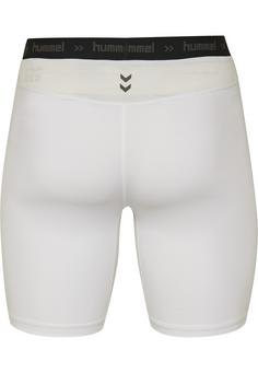 Rückansicht von hummel HML FIRST PERFORMANCE TIGHT SHORTS Tights Herren WHITE