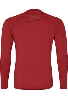 Rückansicht von hummel HML FIRST PERFORMANCE JERSEY L/S Funktionsshirt Herren TRUE RED