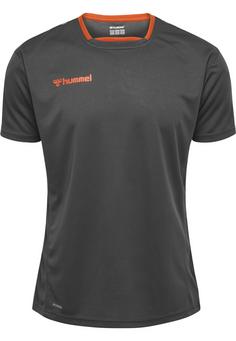 hummel hmlAUTHENTIC KIDS POLY JERSEY S/S Funktionsshirt Kinder ASPHALT