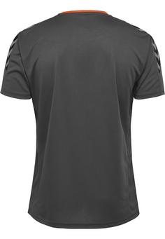 Rückansicht von hummel hmlAUTHENTIC KIDS POLY JERSEY S/S Funktionsshirt Kinder ASPHALT