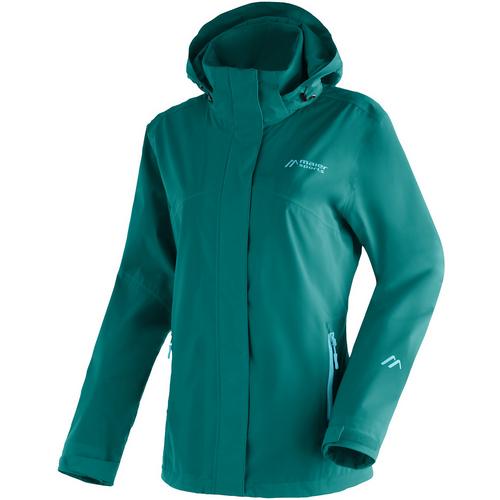Rückansicht von Maier Sports Metor rec Funktionsjacke Damen Tannengr&uuml;n