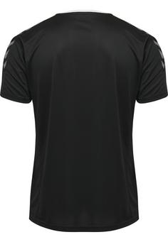 Rückansicht von hummel hmlAUTHENTIC KIDS POLY JERSEY S/S Funktionsshirt Kinder BLACK/WHITE