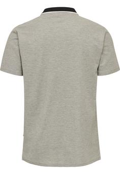 Rückansicht von hummel hmlMOVE POLO Funktionsshirt Herren GREY MELANGE