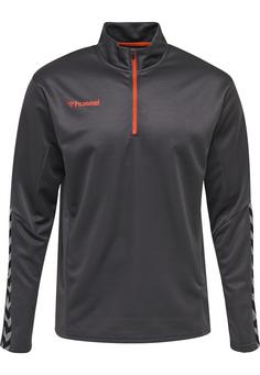 hummel hmlAUTHENTIC KIDS HALF ZIP SWEATSHIRT Funktionssweatshirt Kinder ASPHALT