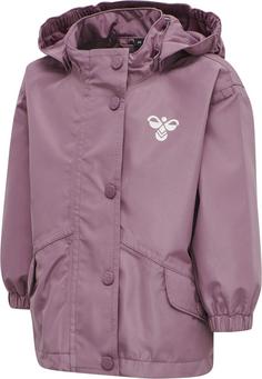 Rückansicht von hummel hmlREVA RAINSUIT MINI Regenanzug Kinder DUSKY ORCHID