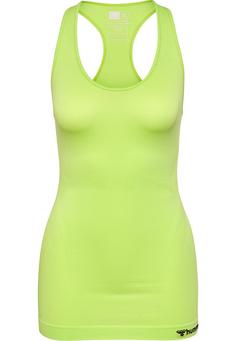 hummel hmlTIF SEAMLESS TOP Funktionsshirt Damen SHARP GREEN
