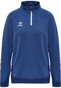 hummel hmlLEAD WOMAN HALF ZIP Funktionssweatshirt Damen TRUE BLUE