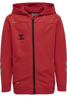 hummel hmlLEAD ZIP POLY HOODIE KIDS Hoodie Kinder TRUE RED