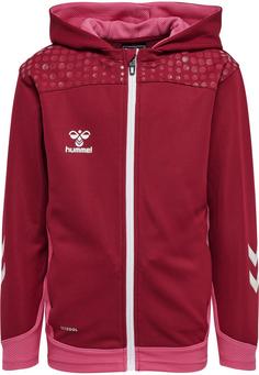 hummel hmlLEAD ZIP POLY HOODIE KIDS Hoodie Kinder BIKING RED