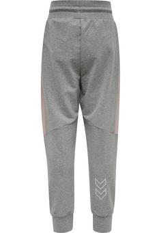 Rückansicht von hummel hmlONNY PANTS Trainingshose Kinder MEDIUM MELANGE