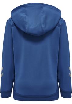 Rückansicht von hummel hmlLEAD ZIP POLY HOODIE KIDS Hoodie Kinder TRUE BLUE
