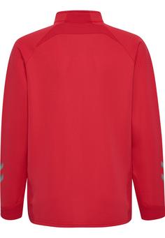 Rückansicht von hummel hmlLEAD POLY ZIP JACKET KIDS Funktionssweatshirt Kinder TRUE RED