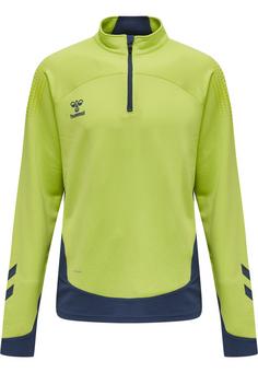 hummel hmlLEAD HALF ZIP KIDS Funktionssweatshirt Kinder LIME PUNCH