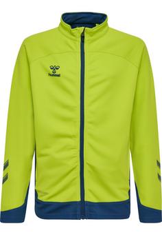 hummel hmlLEAD POLY ZIP JACKET KIDS Funktionssweatshirt Kinder LIME PUNCH