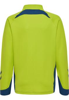Rückansicht von hummel hmlLEAD POLY ZIP JACKET KIDS Funktionssweatshirt Kinder LIME PUNCH