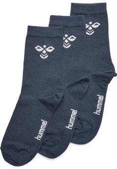 hummel SUTTON 3-PACK SOCK Sportsocken Kinder BLUE NIGHTS