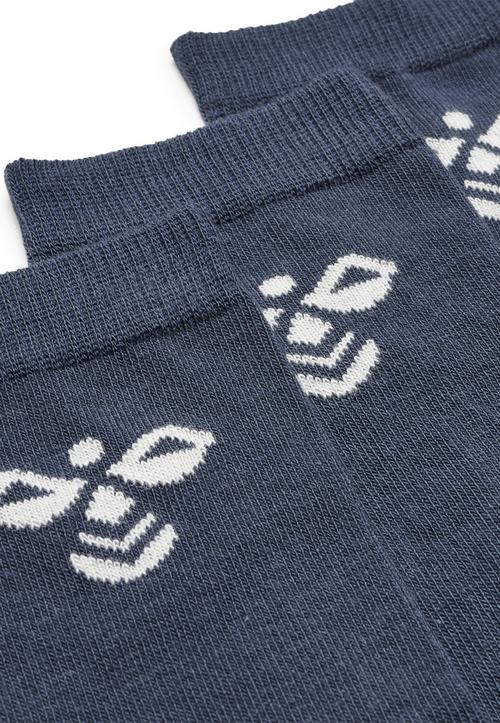Rückansicht von hummel SUTTON 3-PACK SOCK Sportsocken Kinder BLUE NIGHTS