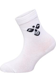 Rückansicht von hummel SUTTON 3-PACK SOCK Sportsocken Kinder WHITE