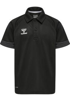 hummel hmlLEAD FUNCTIONAL KIDS POLO Funktionsshirt Kinder BLACK