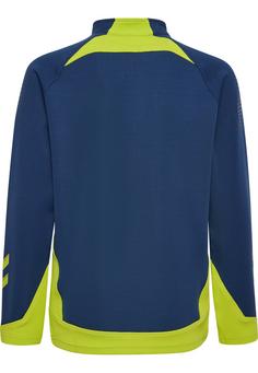 Rückansicht von hummel hmlLEAD HALF ZIP KIDS Funktionssweatshirt Kinder DARK DENIM