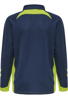 Rückansicht von hummel hmlLEAD POLY ZIP JACKET KIDS Funktionssweatshirt Kinder DARK DENIM