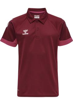hummel hmlLEAD FUNCTIONAL KIDS POLO Funktionsshirt Kinder BIKING RED