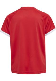Rückansicht von hummel hmlCORE VOLLEY TEE KIDS Funktionsshirt Kinder TRUE RED