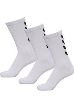 hummel FUNDAMENTAL 3-PACK SOCK Sportsocken WHITE