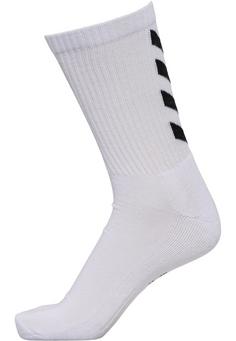 Rückansicht von hummel FUNDAMENTAL 3-PACK SOCK Sportsocken WHITE