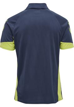 Rückansicht von hummel hmlLEAD FUNCTIONAL KIDS POLO Funktionsshirt Kinder DARK DENIM