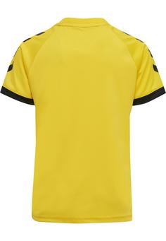 Rückansicht von hummel hmlCORE VOLLEY TEE KIDS Funktionsshirt Kinder BLAZING YELLOW