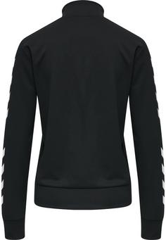 Rückansicht von hummel hmlLEGACY POLY WOMAN ZIP JACKET Funktionssweatshirt Damen BLACK