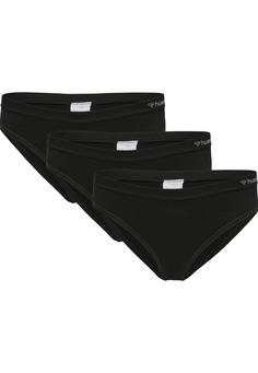 hummel hmlJUNO 3 PACK SEAMLESS HIPSTER Unterhemd Damen BLACK