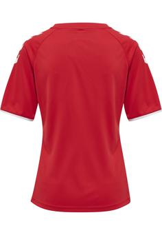 Rückansicht von hummel hmlCORE VOLLEY TEE WO Funktionsshirt Damen TRUE RED