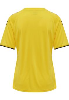 Rückansicht von hummel hmlCORE VOLLEY TEE WO Funktionsshirt Damen BLAZING YELLOW