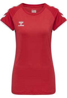 hummel hmlCORE VOLLEY STRETCH TEE WO Funktionsshirt Damen TRUE RED