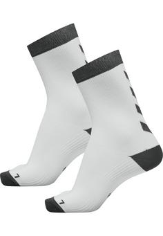 hummel ELEMENT INDOOR SPORT SOCK 2 PACK Sportsocken WHITE/ASPHALT