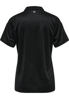 Rückansicht von hummel hmlCORE XK FUNCTIONAL POLO WOMAN Funktionsshirt Damen BLACK