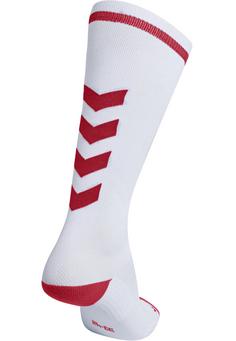 Rückansicht von hummel ELITE INDOOR SOCK HIGH Sportsocken WHITE/TRUE RED