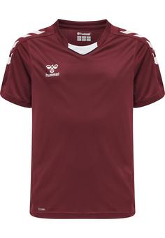 hummel hmlCORE XK POLY JERSEY S/S KIDS Funktionsshirt Kinder MAROON