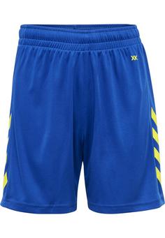 hummel hmlCORE XK POLY SHORTS KIDS Funktionsshorts Kinder TRUE BLUE/BLAZING YELLOW