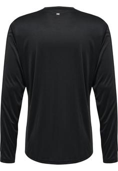 Rückansicht von hummel hmlCORE XK POLY JERSEY L/S Funktionsshirt BLACK3