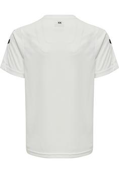Rückansicht von hummel hmlCORE XK POLY JERSEY S/S KIDS Funktionsshirt Kinder WHITE