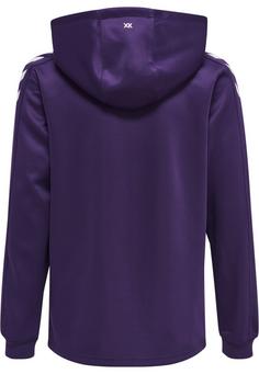 Rückansicht von hummel hmlCORE XK POLY KIDS SWEAT HOODIE Hoodie Kinder ACAI/WHITE