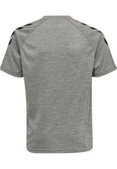 Rückansicht von hummel hmlCORE XK CORE POLY T-SHIRT S/S KIDS Funktionsshirt Kinder GREY MELANGE
