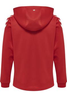 Rückansicht von hummel hmlCORE XK POLY KIDS SWEAT HOODIE Hoodie Kinder TRUE RED