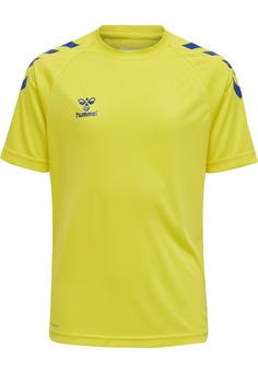 hummel hmlCORE XK CORE POLY T-SHIRT S/S KIDS Funktionsshirt Kinder BLAZING YELLOW/TRUE BLUE