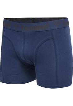 Rückansicht von hummel hmlMARSTON 4-PACK BOXERS Unterhemd Herren BLACK/INSIGINA BLUE