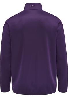 Rückansicht von hummel hmlCORE XK HALF ZIP POLY SWEAT Funktionssweatshirt ACAI
